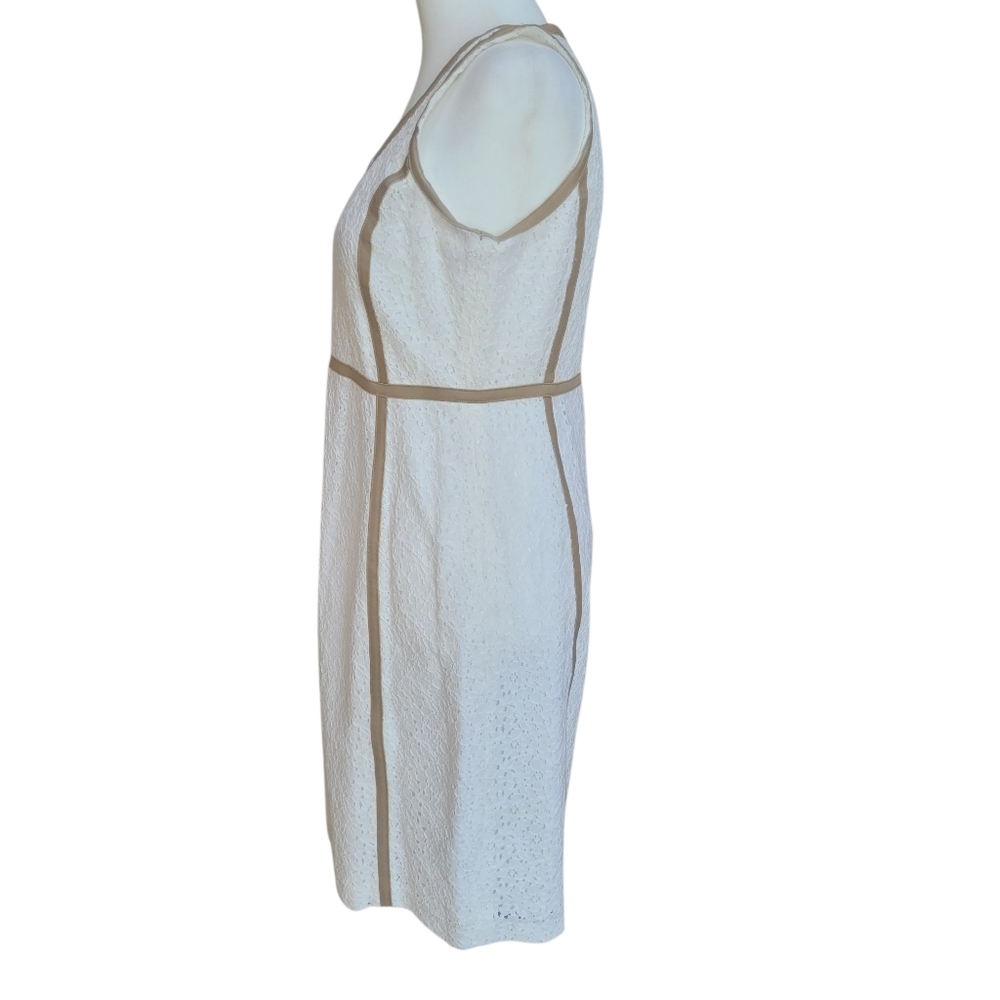 Michael Kors Sleeveless Lace Sheath Dress Size 4P - Picture 7 of 14
